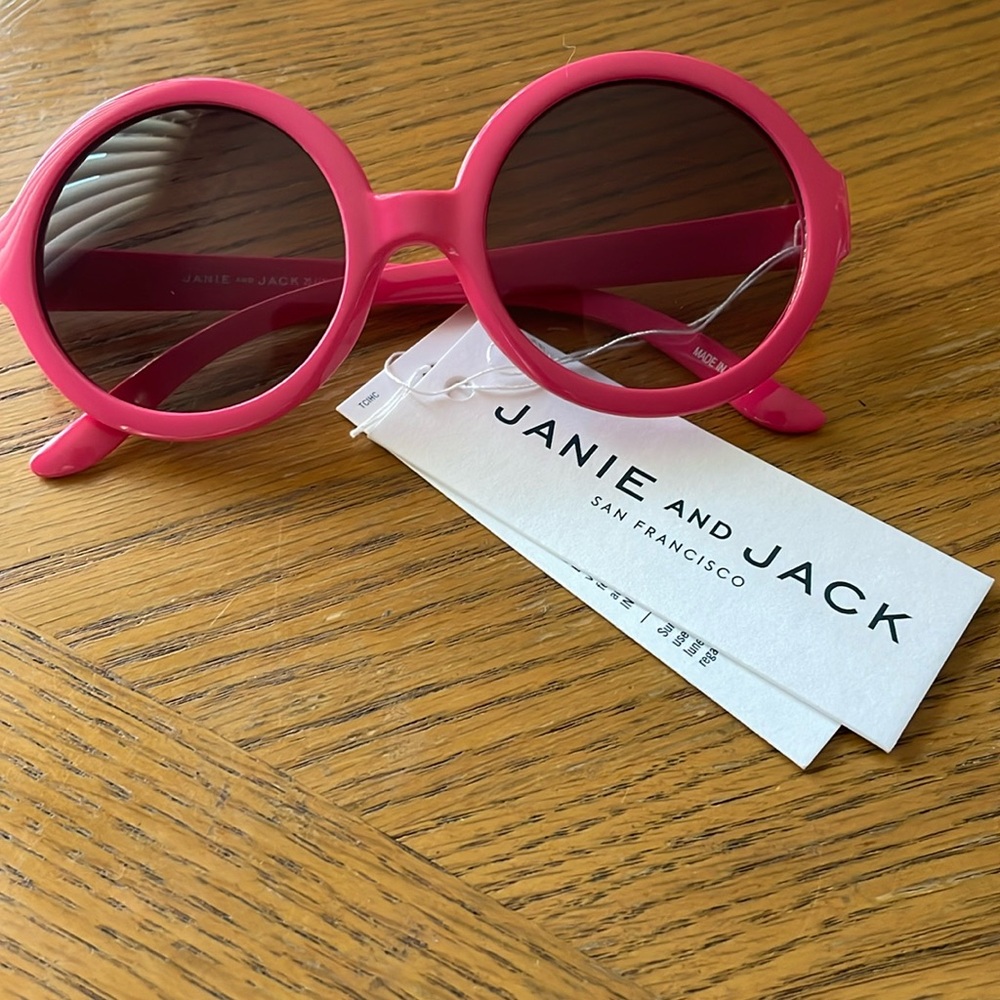 Janie and Jack Pink Kid Sunglasses Ages 4 and Up NWT